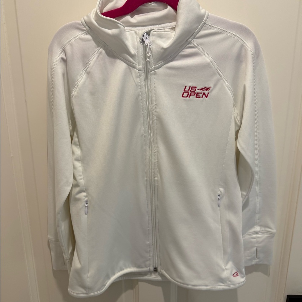 Authentic US Open White Zip-Up Jacket